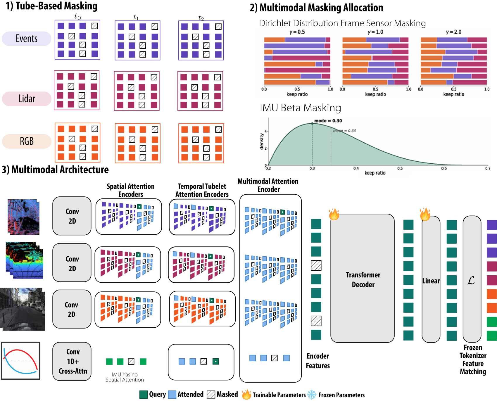 Late-fusion MAE architecture